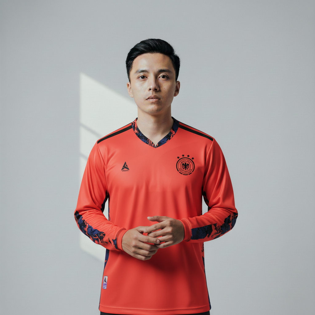 ATHLETIC SPORTWEAR - Jersey Bola Fantasy Jerman GK 2020-2022 Fullprinting Casual - Atasan