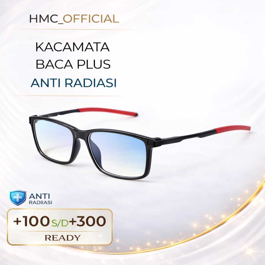 Kacamata Photochromic Anti Radiasi Blueray SPORT Pria  Lensa Baca Plus Progresif Baca Dan Jalan