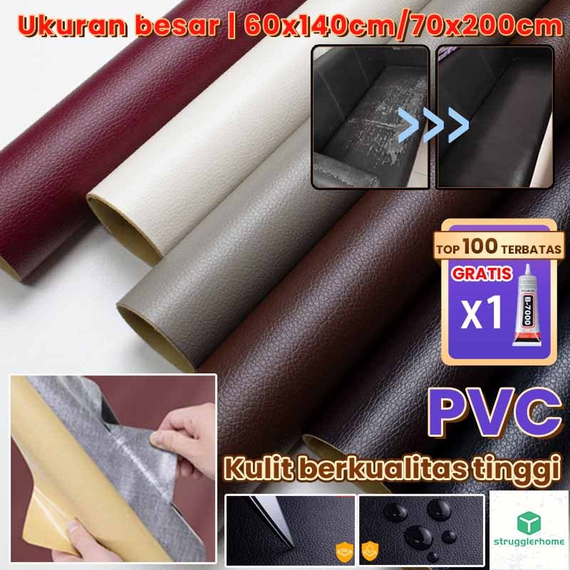 [Lem super] sticker sofa bahan kulit sofa cover stiker kulit kursi tas jok mobil tas jok motor