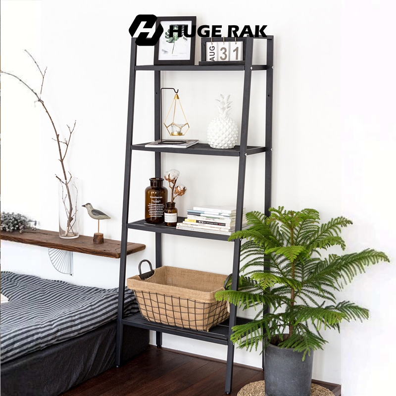 Rak Besi Susun Rak Pajangan Minimalis Rak Penyimpanan Rak Besi 4 Tingkat Rak Bunga Rak Buku