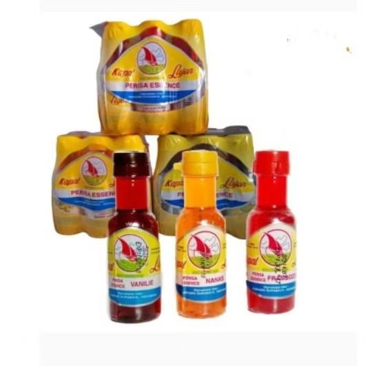 Essence Cap Kapal Lajar Vanili, Nanas, Frambozen 1pack 6pcs / Layar Frambozen / Layar Vanili / Layar