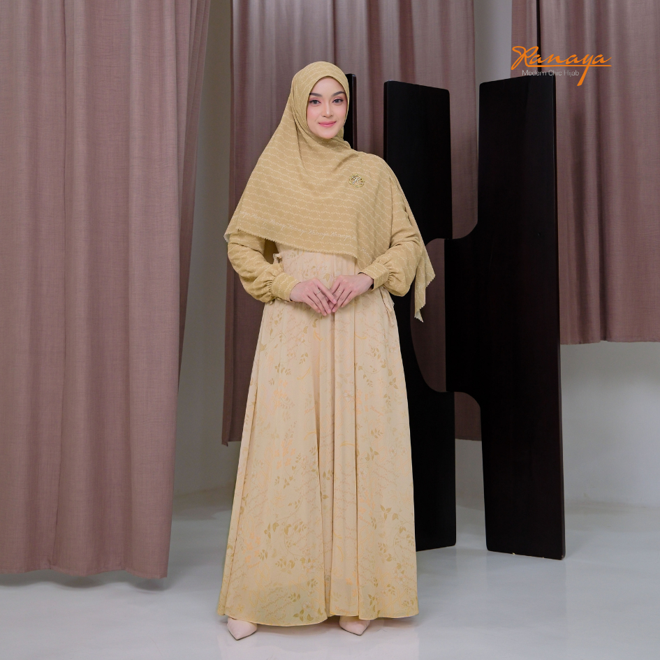 PO Set Syar'i Forest DNA Full Motif Printing Premium By RANAYA