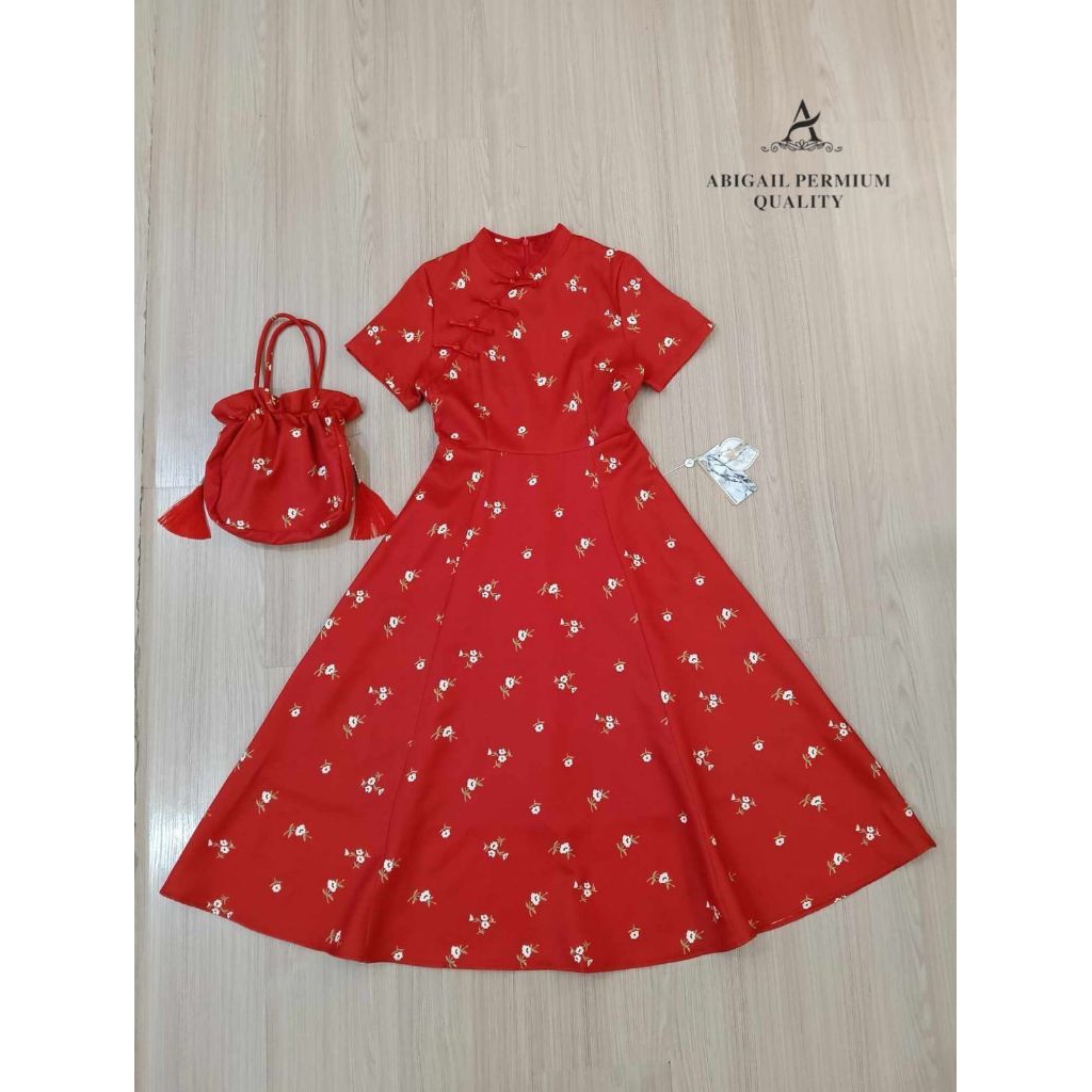 Abigail Dress Cheongsam Katun Premium Bkk