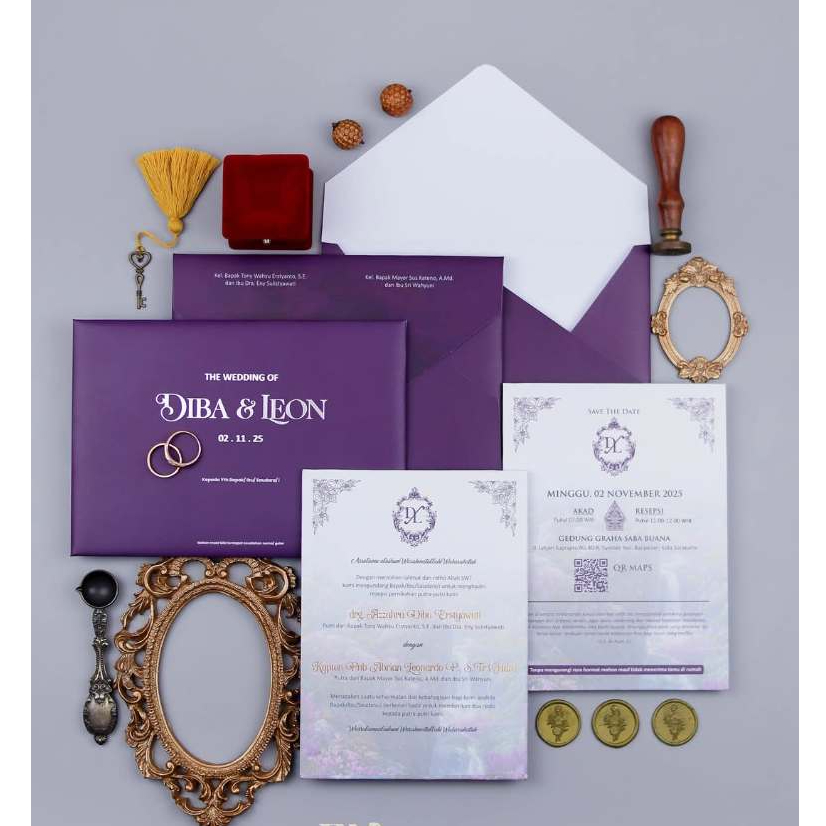 UNDANGAN HARDCOVER + AMPLOP