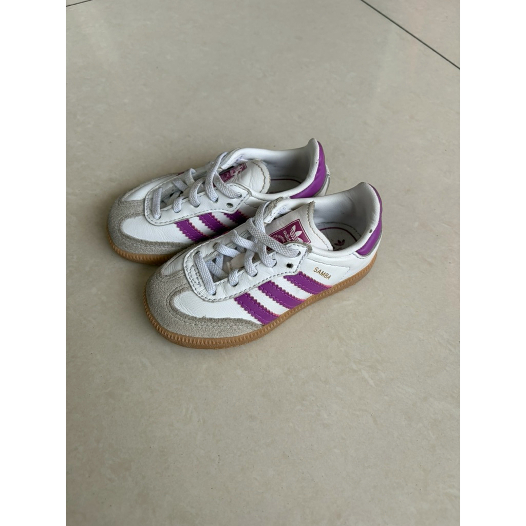PRELOVED Adidas Samba Toddler Pink Putih