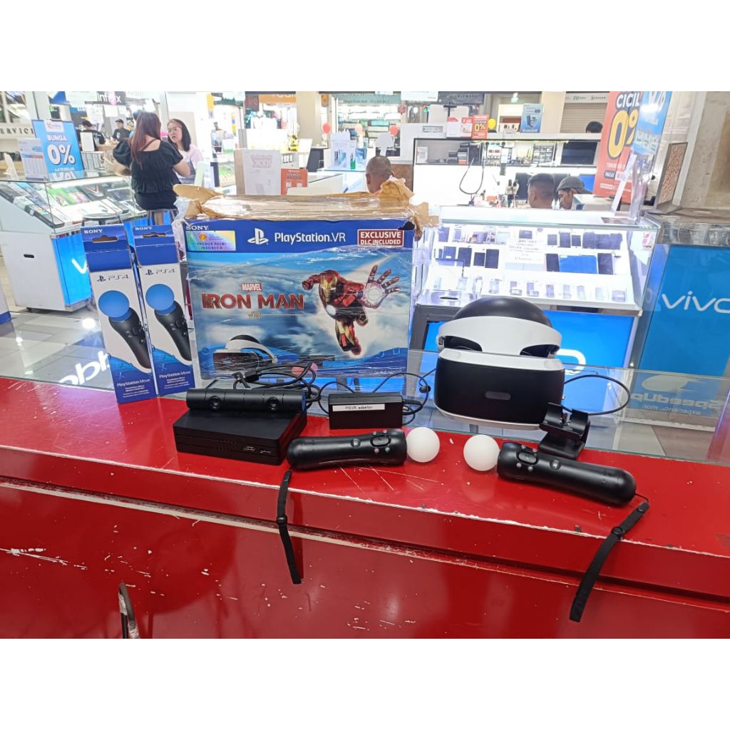 PSVR PS4 + PS Move Resmi Iron Man Edition