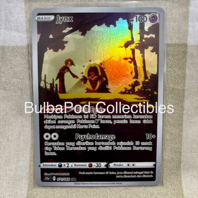 Pokemon TCG Indonesian Jynx s11a 071/068 CHR Arkana Memuncak