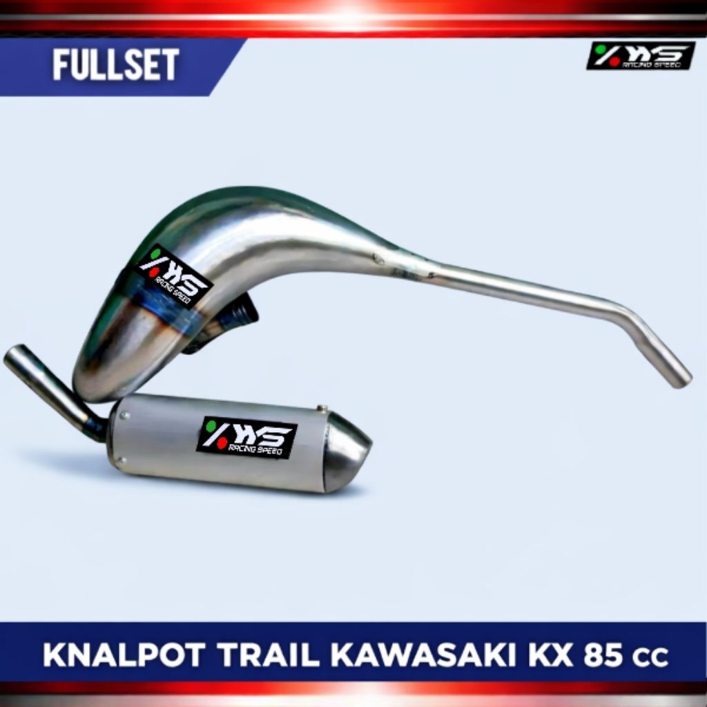Knalpot Trail | Kawasaki KX 85 CC | Full System)