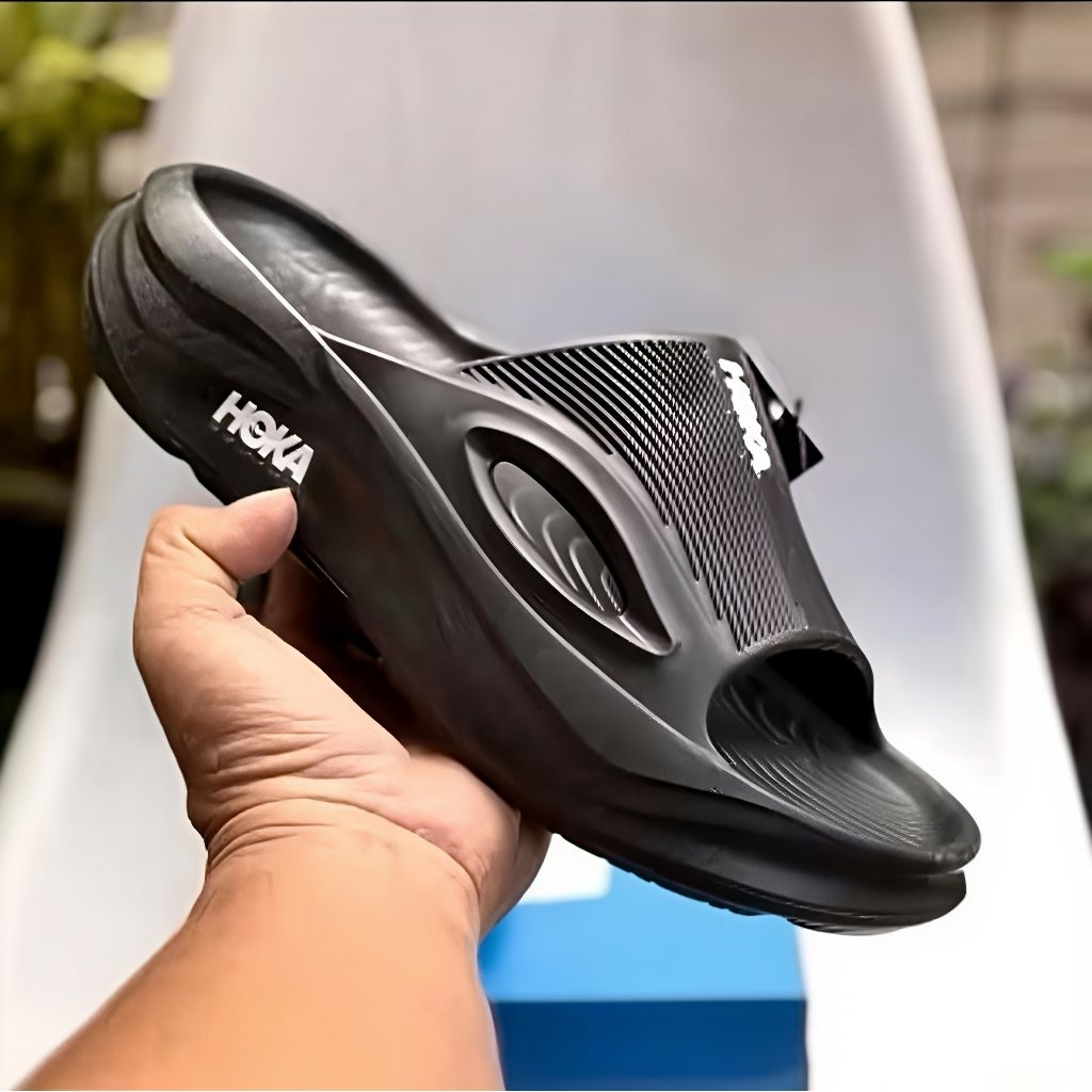 Sandal Slop Hauoka HJS Grade original Quality Slide Pria Full Karet Slip On Anti Slip