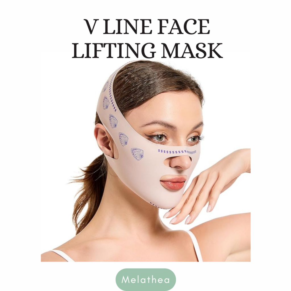 V Line Face Lifting Mask - Masker Pengangkat Wajah Elastis Untuk Mengangkat dan Mengurangi Kerutan W