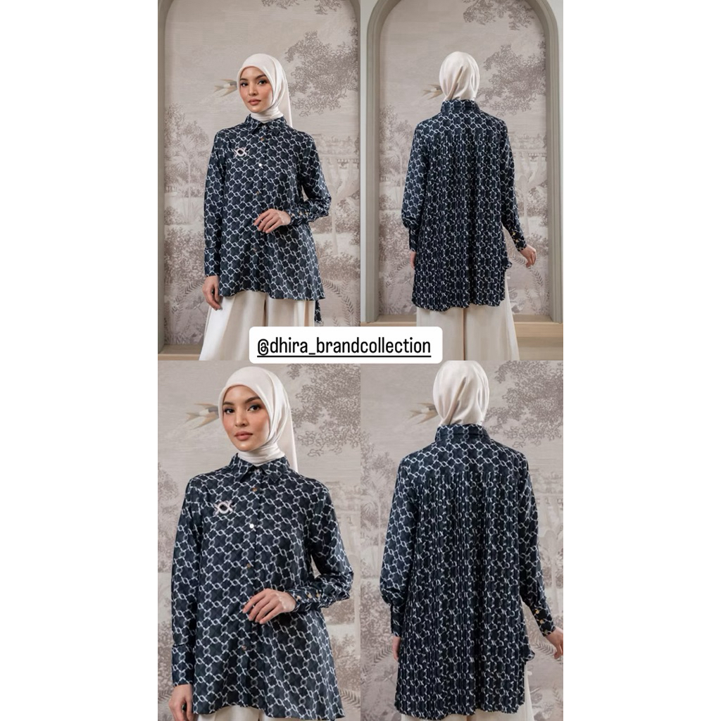 Pleated Monogram wearing klamby black