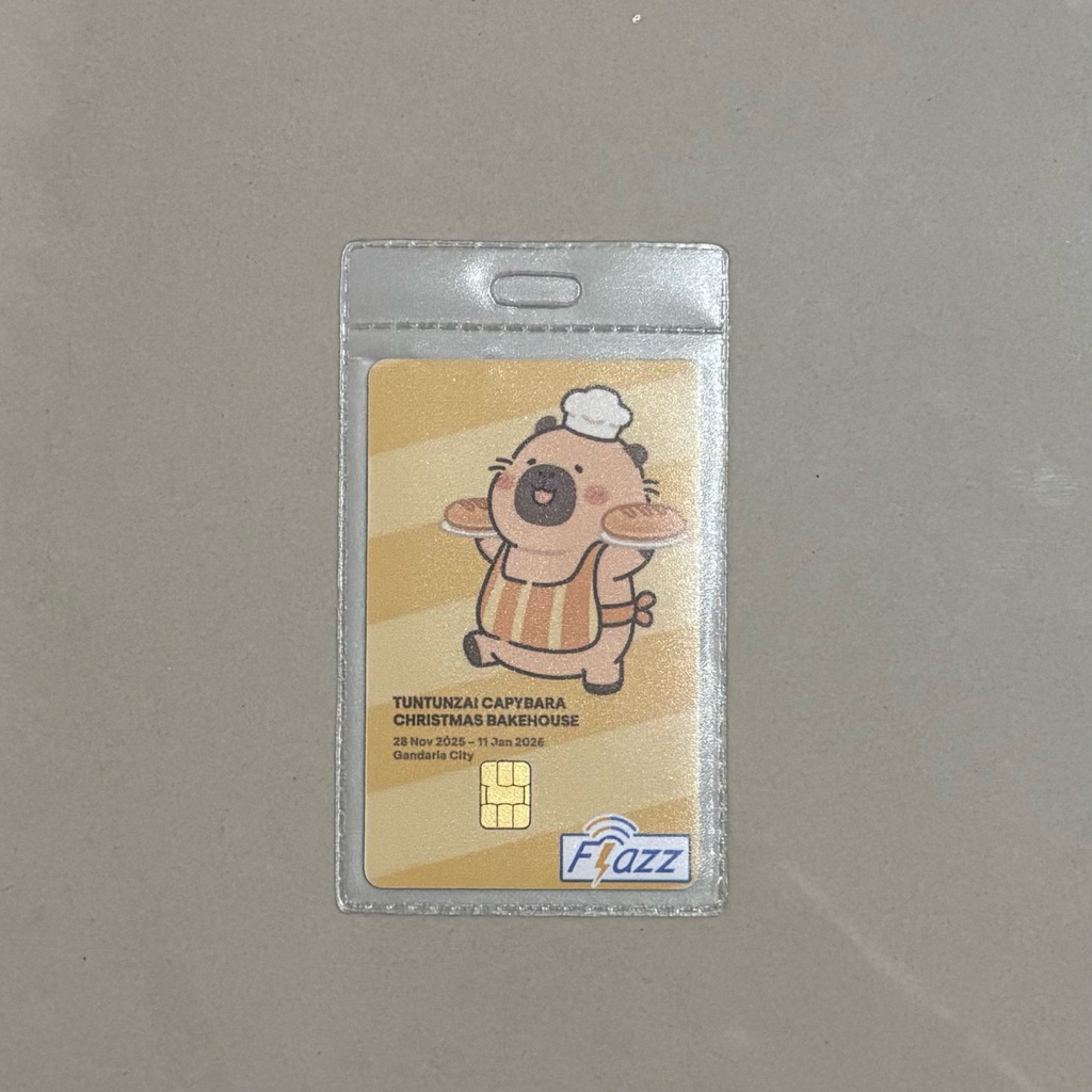 Kartu Flazz Original Tuntunzai Capybara Special Edition
