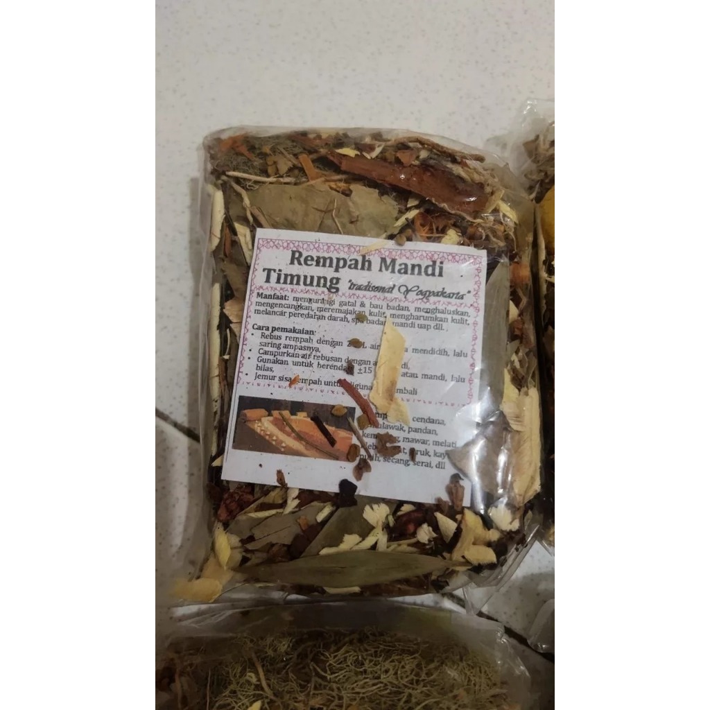 Rempah Mandi Tradisional Rempah Spa Berendam Rendam Mandi Uap GARAM Aromaterap