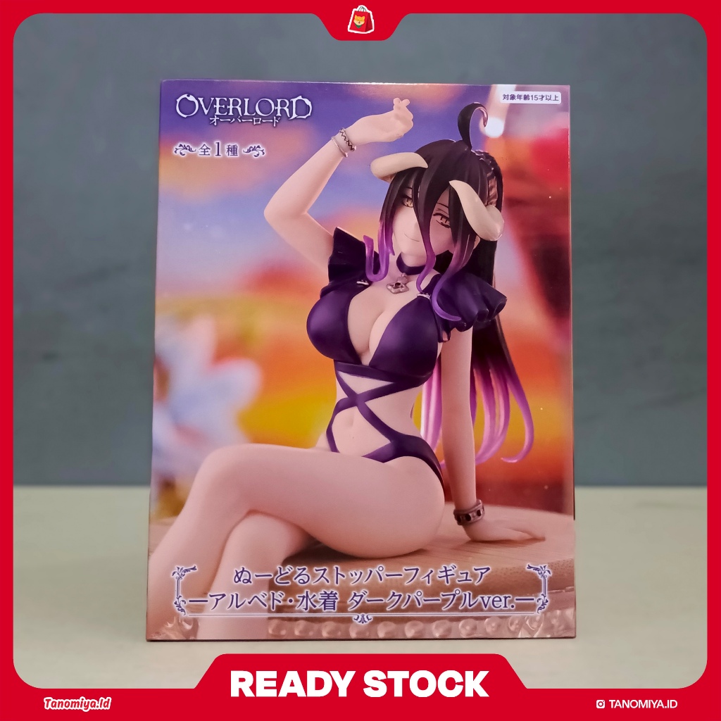 Noodle Stopper Figure Albedo Swimsuit Dark Purple ver. - Overlord