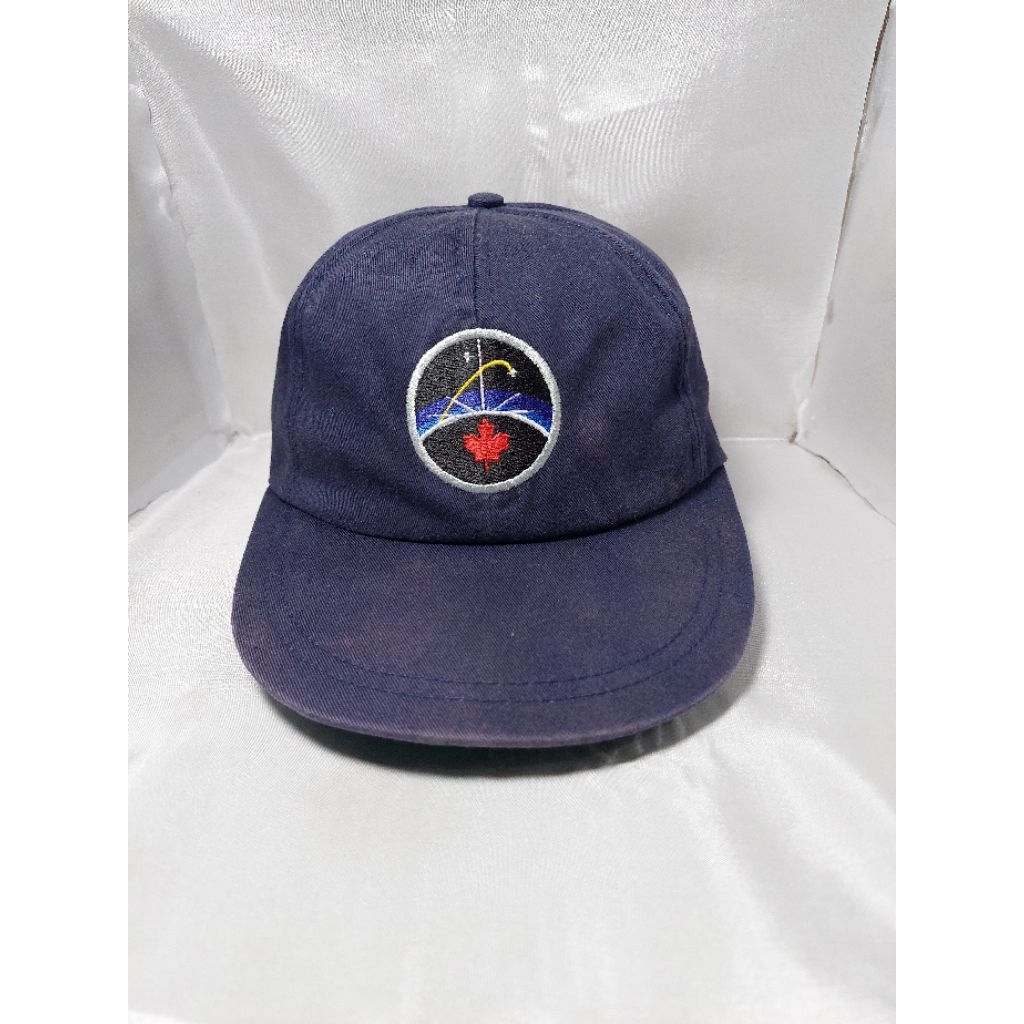 Topi Lawas Vintage Under Visor Hijau Canada