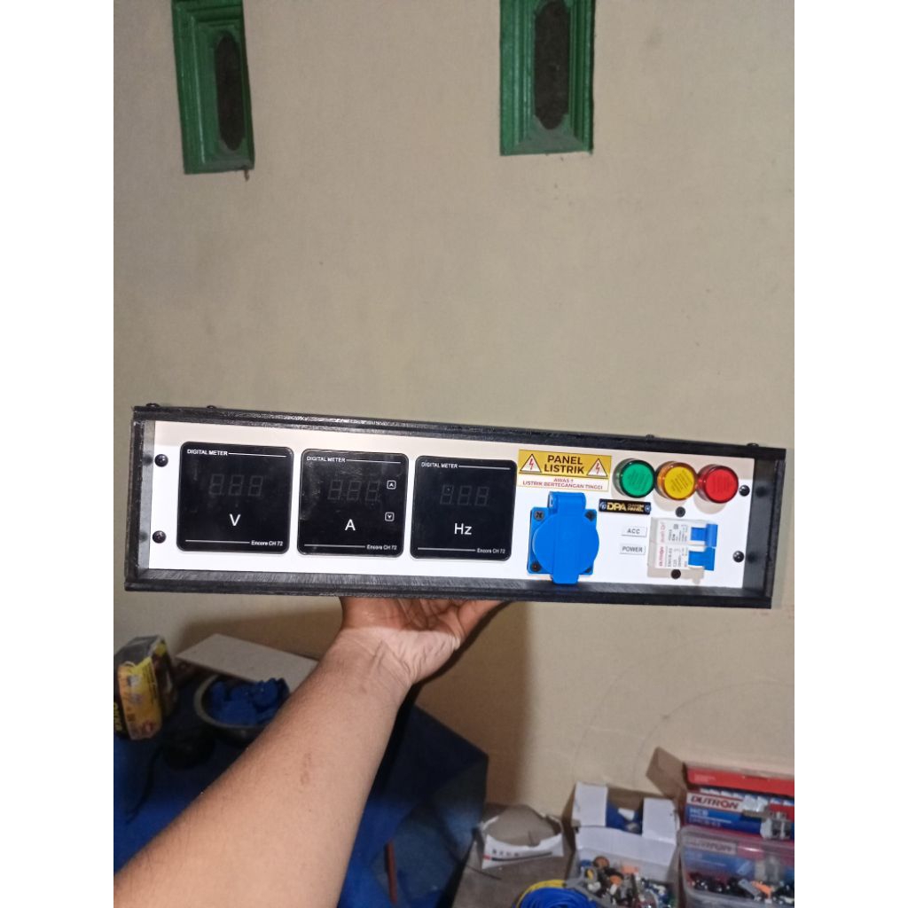 PANEL LISTRIK / PANEL AUDIO 1 PHASE versi digital display besar