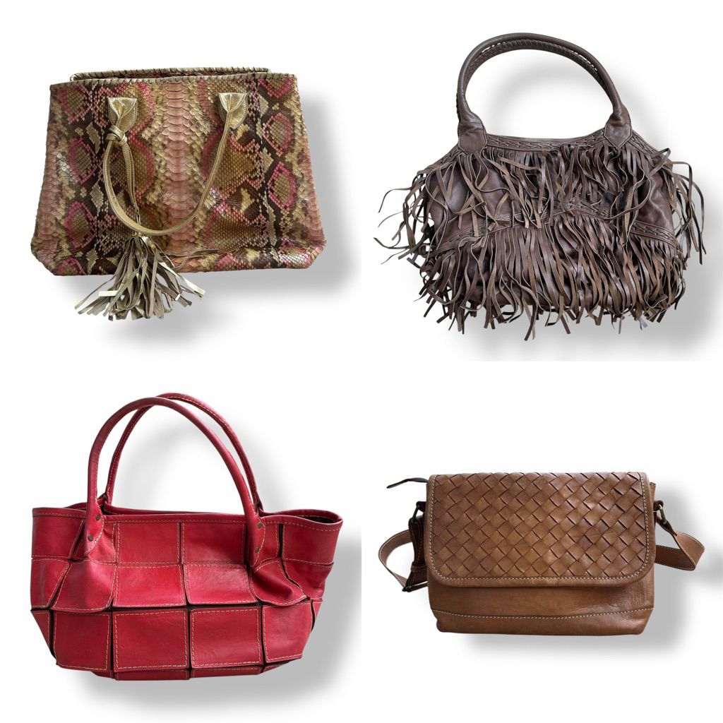 PRELOVED LUXURY BAG TAS BRANDED KULIT SAPI DOMBA ULAR ASLI