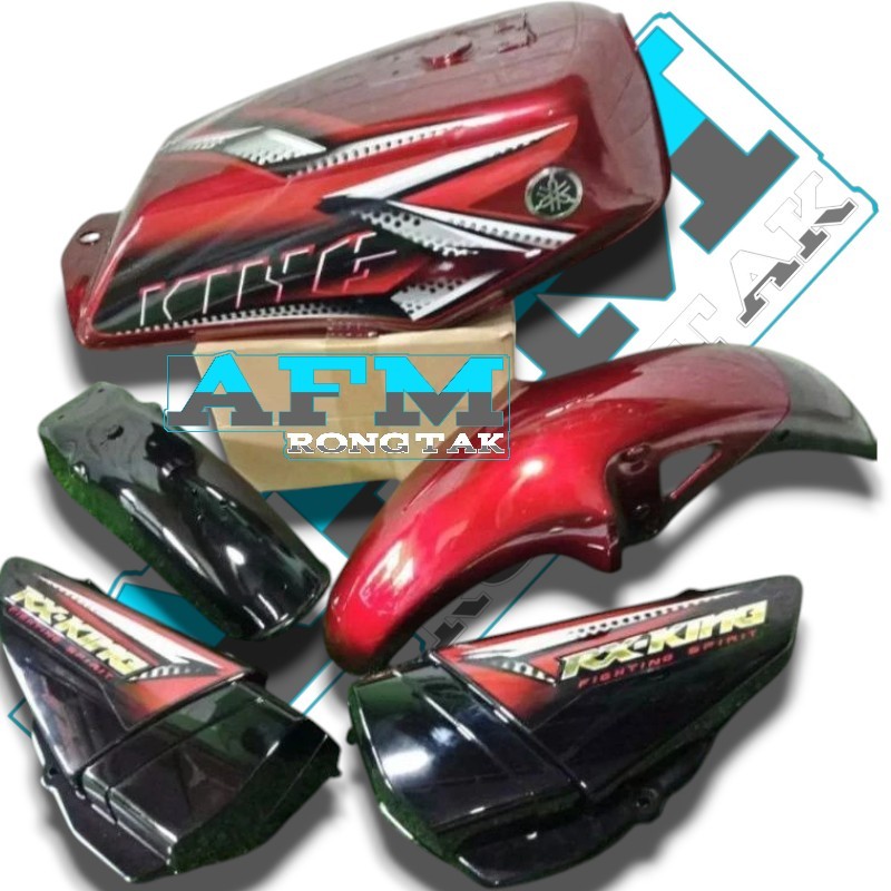 PROMO Tangki RX King Body RX King New 2008 Merah Maron Set