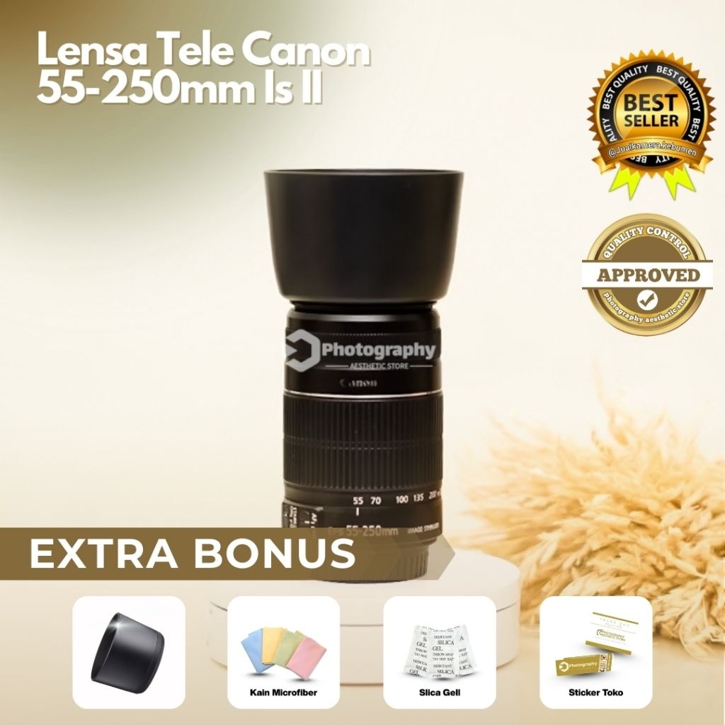 Lensa Tele Canon 55-250mm IS II - Canon 55-250mm Image Stabilizer - Lensa Tele Canon