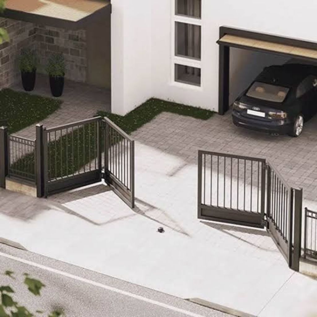 pagar lipat besi hollow galvanis