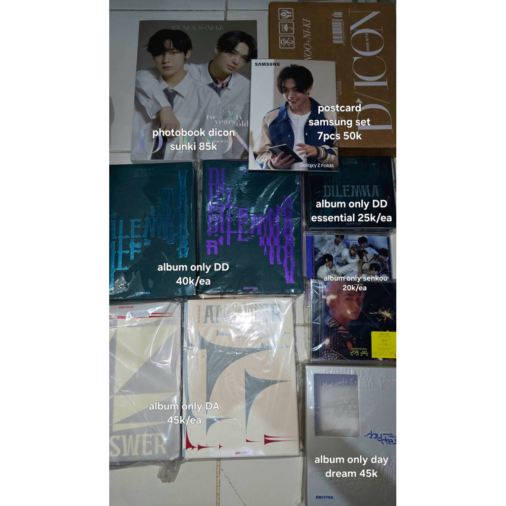 enhypen album only unsealed