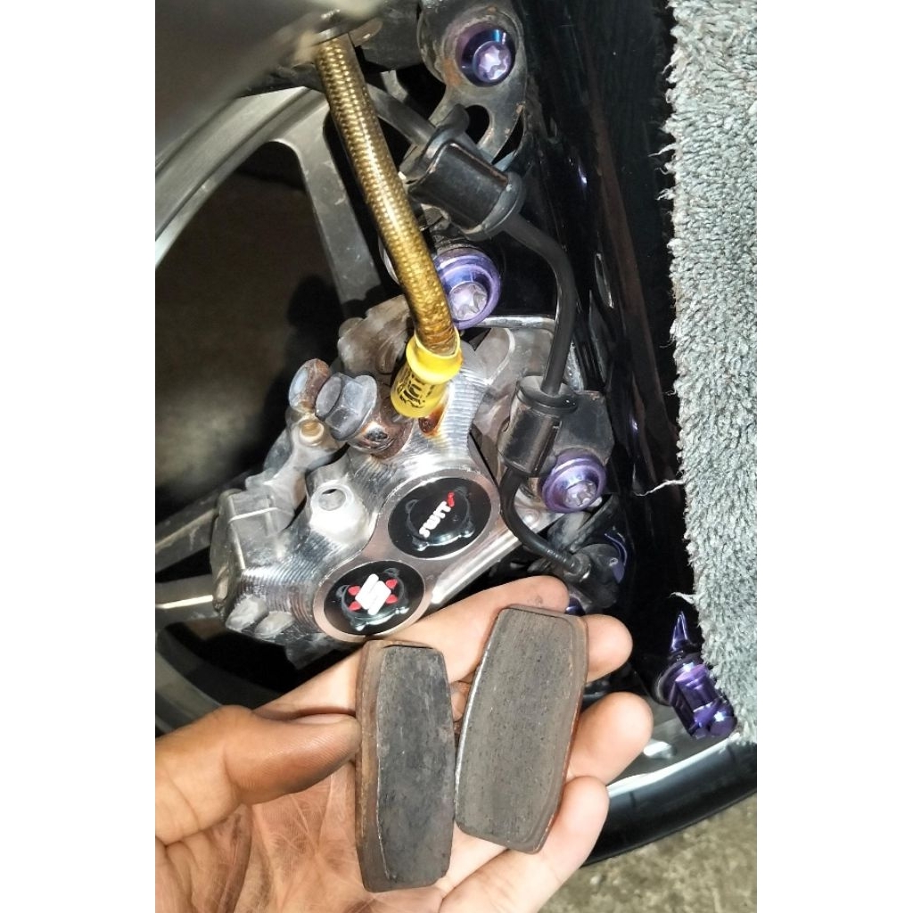 kaliper swits+breket 230+kampas+selang rem TDR 95 cm