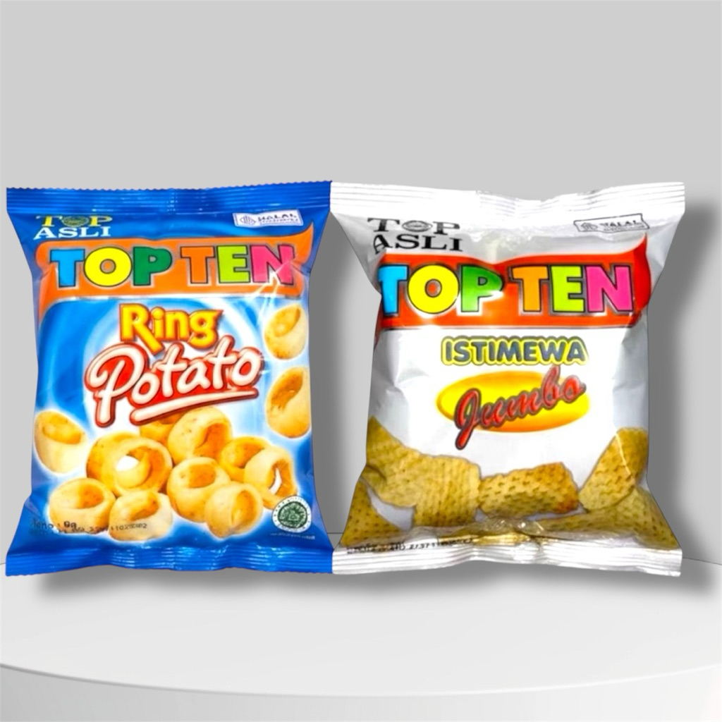 (1 RENCENG) CHIKI TOP TEN RING POTATO TOP TEN ISTIMEWA CIKI VIRAL JADUL / SNACK TOPTEN