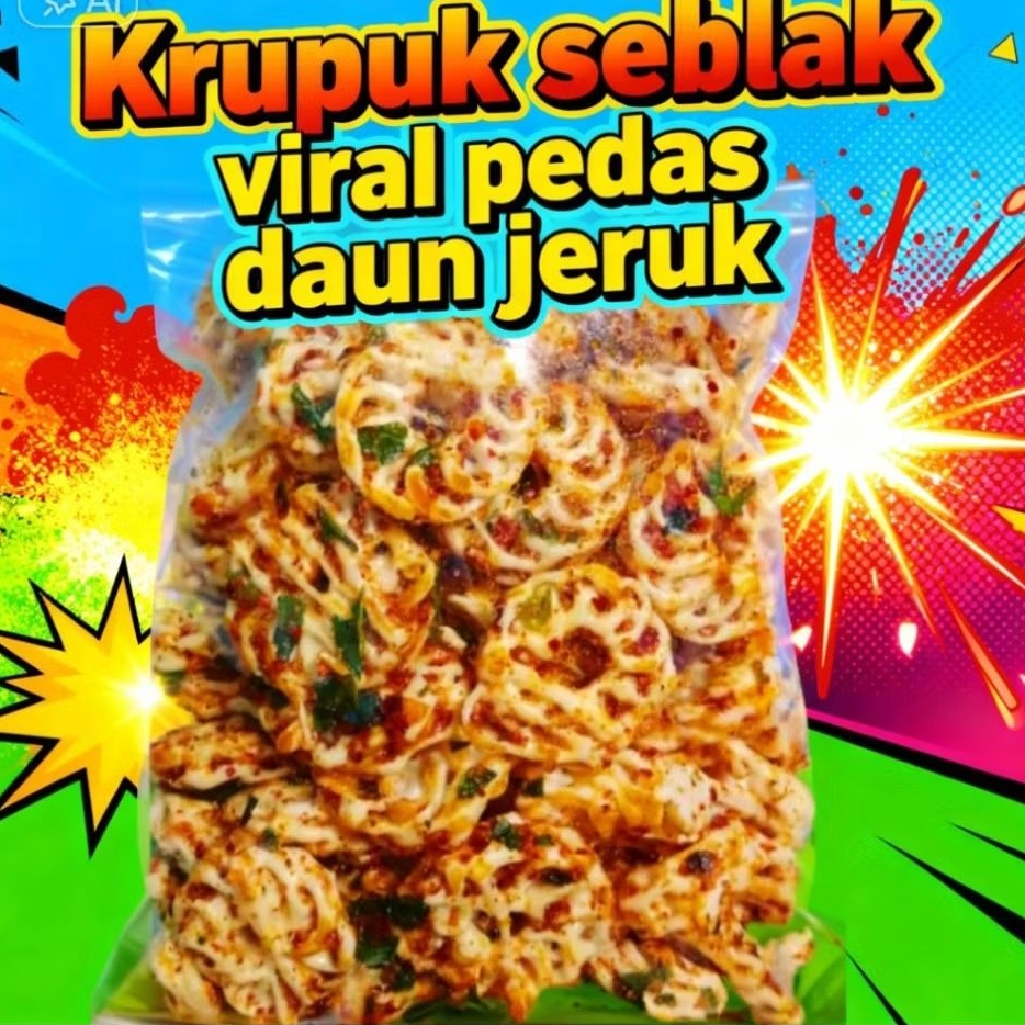 KRUPUK PEDAS KRUPUK MAWAR BANTET PEDAS