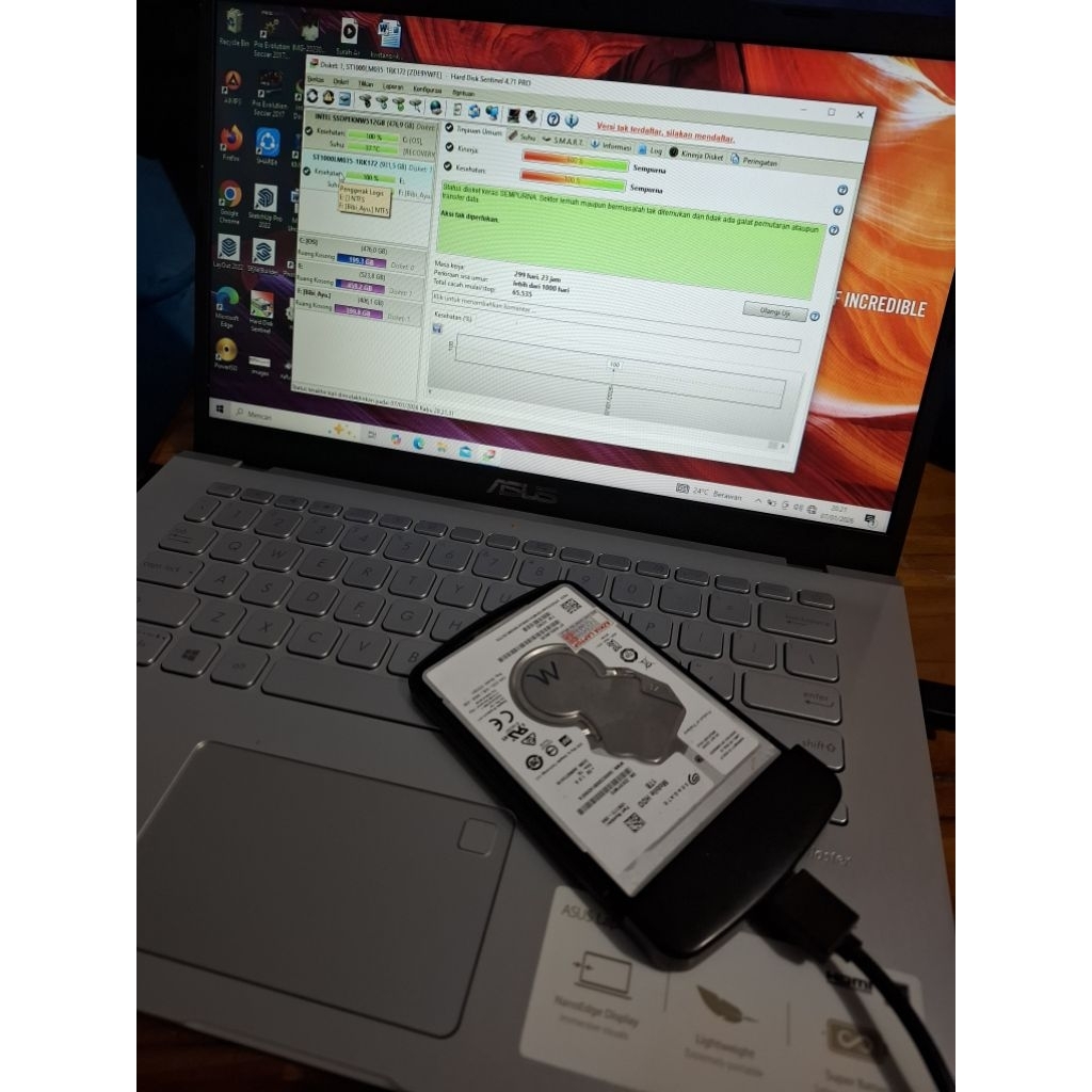 HARDISK 1 TB BEKAS LAPTOP