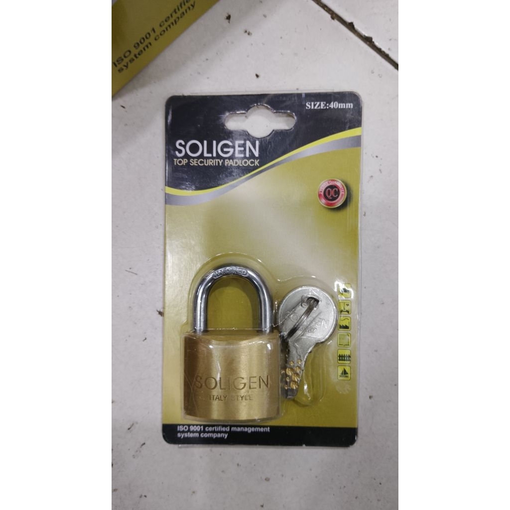 gembok 40mm soligen