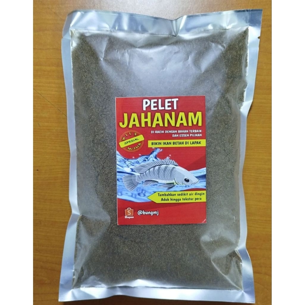 PELET JAHANAM UMPAN + PENGUMPUL KHUSUS IKAN NILA/MUJAER