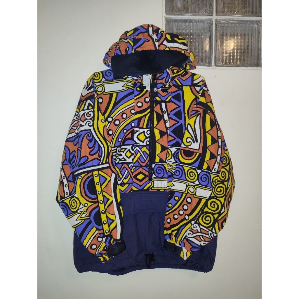 jaket kangol ski bei-pop vintage