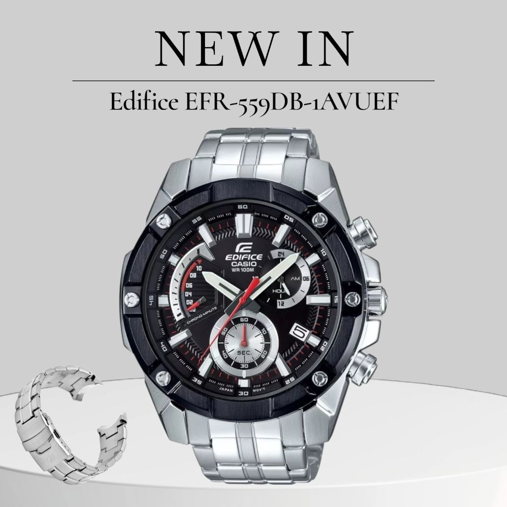 Jam Tangan pria Edifice EFR-559DB-1AVUEF