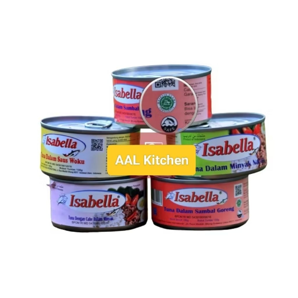 Tuna Kaleng Isabella 130gr All Varian PAKET Bundling isian 2 Kaleng