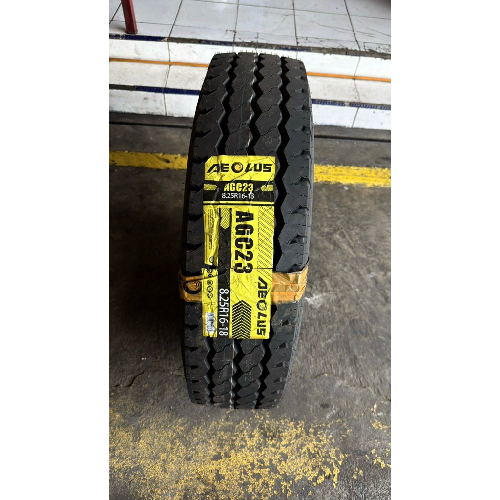 Ban truck Aeolus Agc23 ukuran 825-16 sudah 16Pr spek muatan overload