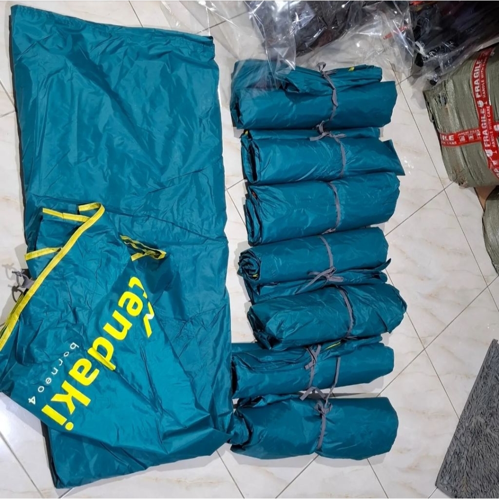 Outer Tenda Camping Flysheet Luar Tenda Double Layer