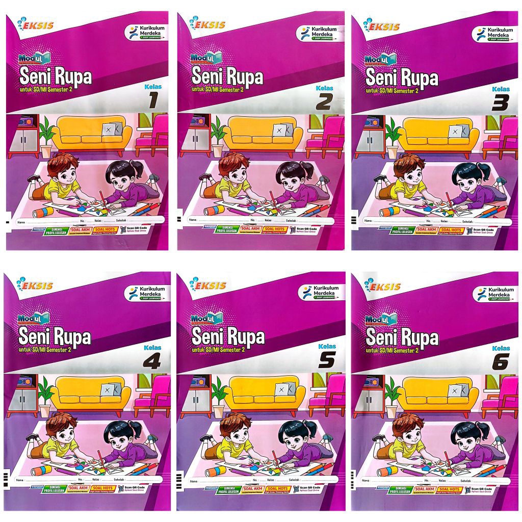 LKS SD MI SENI RUPA KELAS 1 2 3 4 5 6 KURIKULUM MERDEKA SEMESTER 2 GENAP 2026 | EKSIS