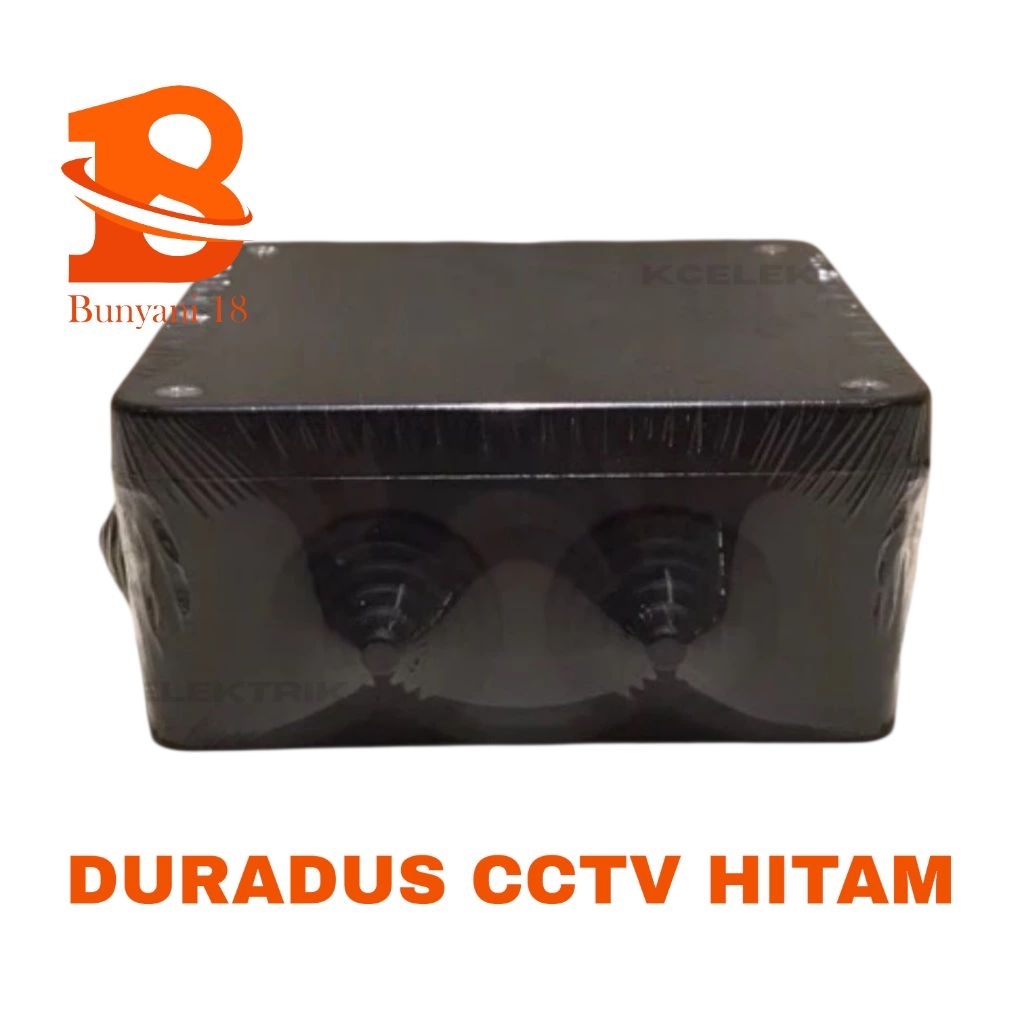DORADUS DURADUS JUNCTION  BOX CCTV HITAM  BARU