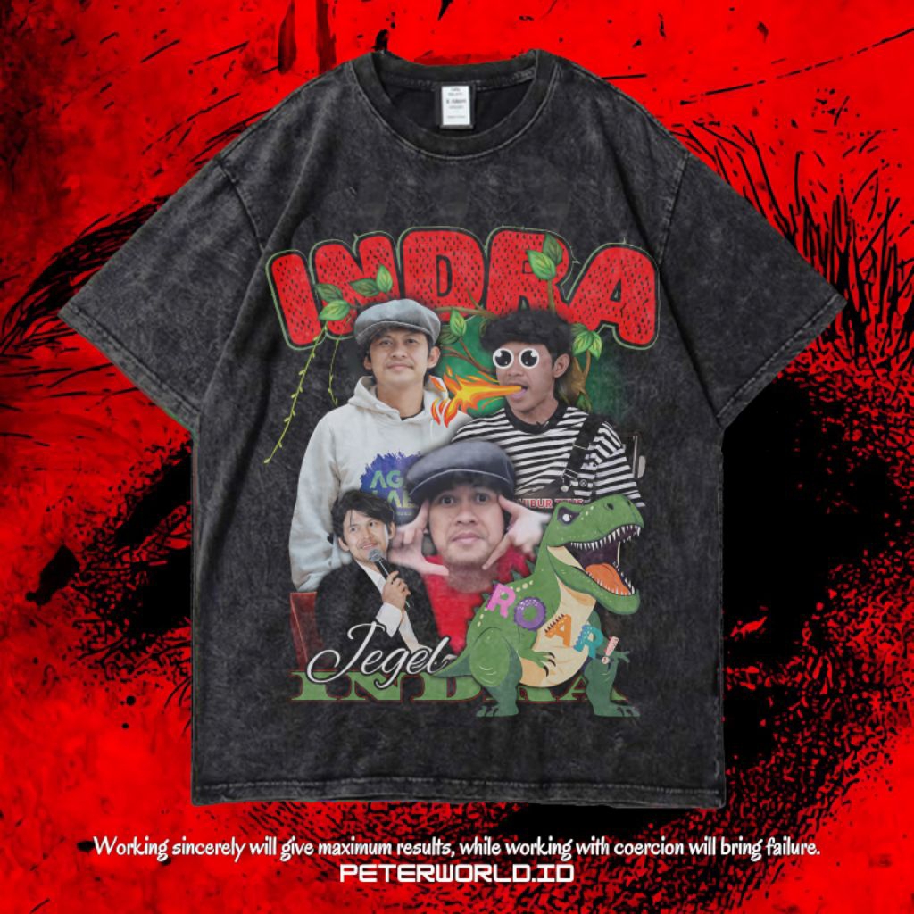 KAOS OVERSIZED / KAOS WASHED / STONE WASH / OVERSIZED T SHIRT / KAOS INDRA JEGEL WASHING VINTAGE TEE