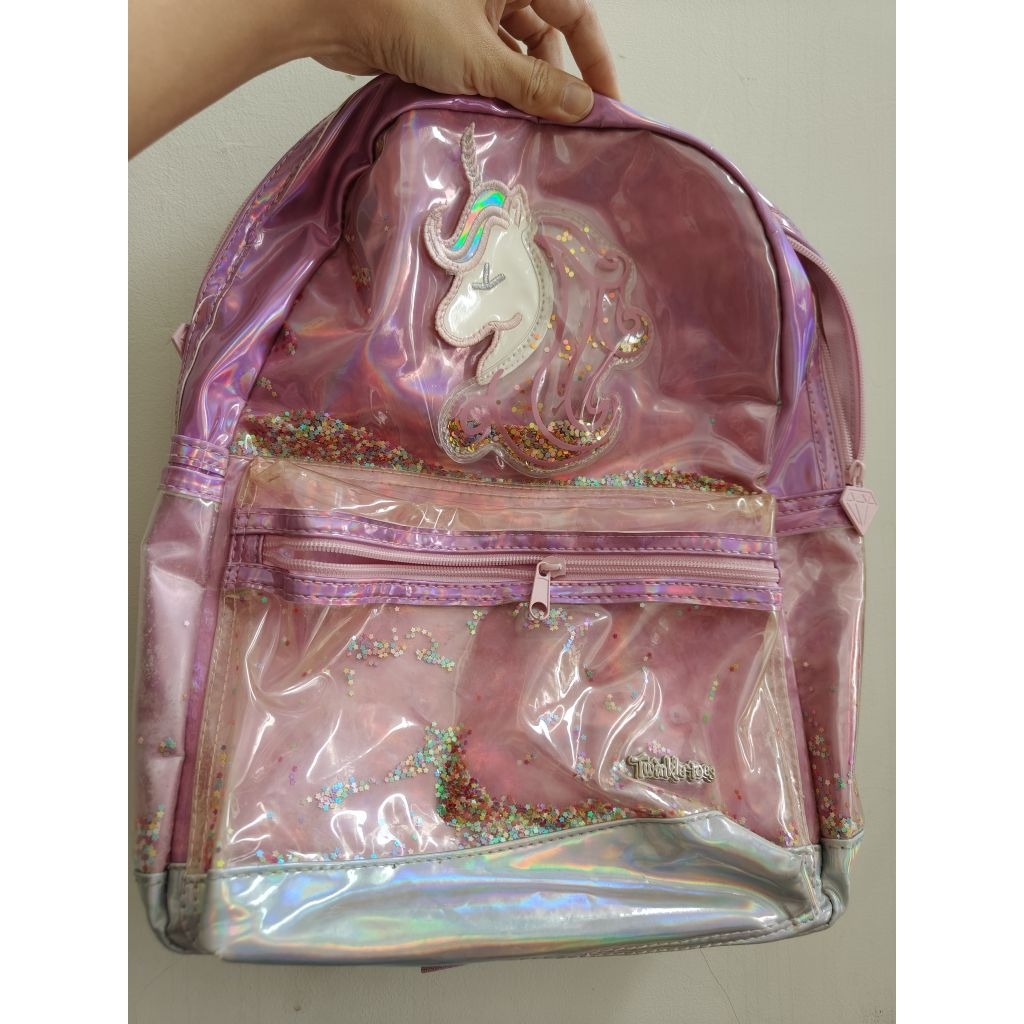 TWINKLE TOES BACKPACK SKECHERS BACKPACK CONFETTI UNICORN / TAS SEKOLAH ANAK PEREMPUAN PINK PR3L0V3D