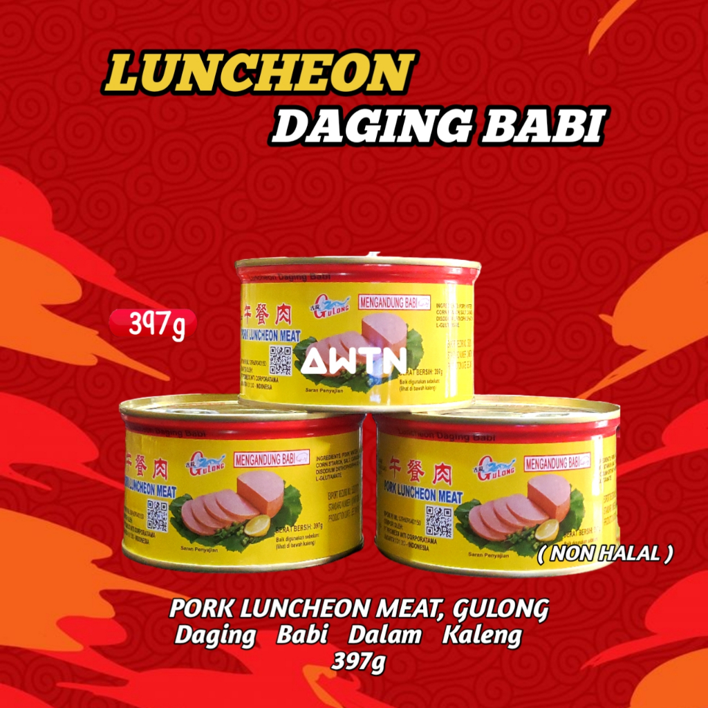 Pork luncheon meat Gulong 379gram
