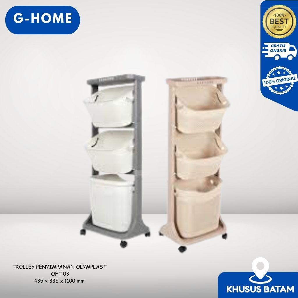 TROLLEY PENYIMPANAN OLYMPLAST OFT 03