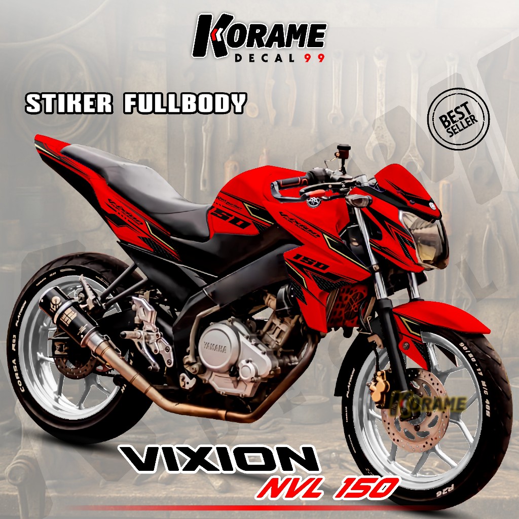 Decal Vixion NVL 150 // Decal Stiker Motor Vixion NVL 150 Model Warna List Robot Series 2