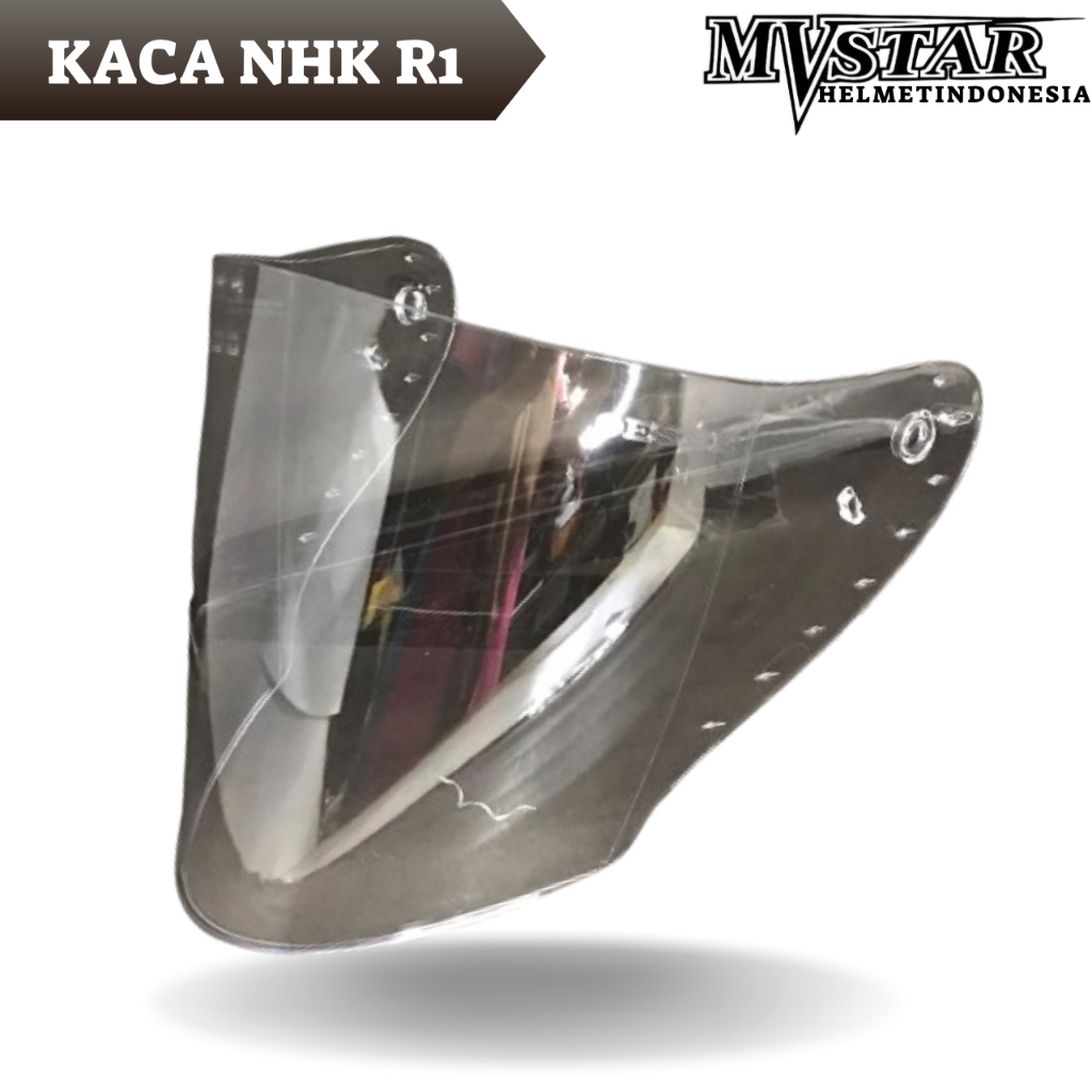 VISOR FLAT VENOM NHK R1 KACA HELM OSBE IRIDIUM