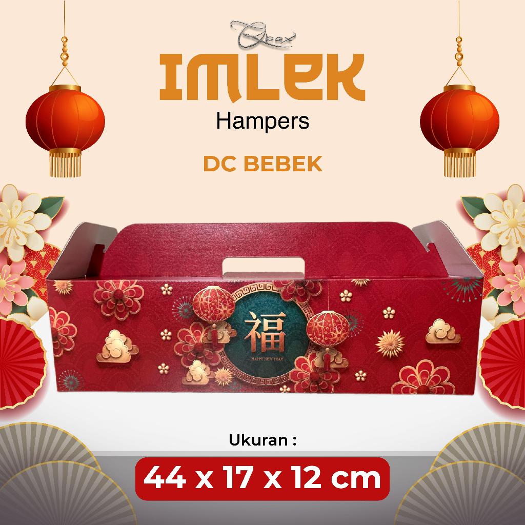 Box Kardus Makanan Uk 44x17x12cm Tempat Kotak Bebek Panggang Peking Imlek D/Dus Bebek Panggang Imlek