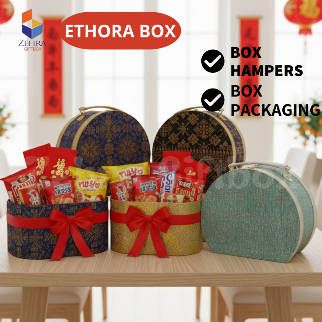 Box Hampers/Hadiah Imlek | Kotak Kado/Hadiah Imlek Songket Modern Custom