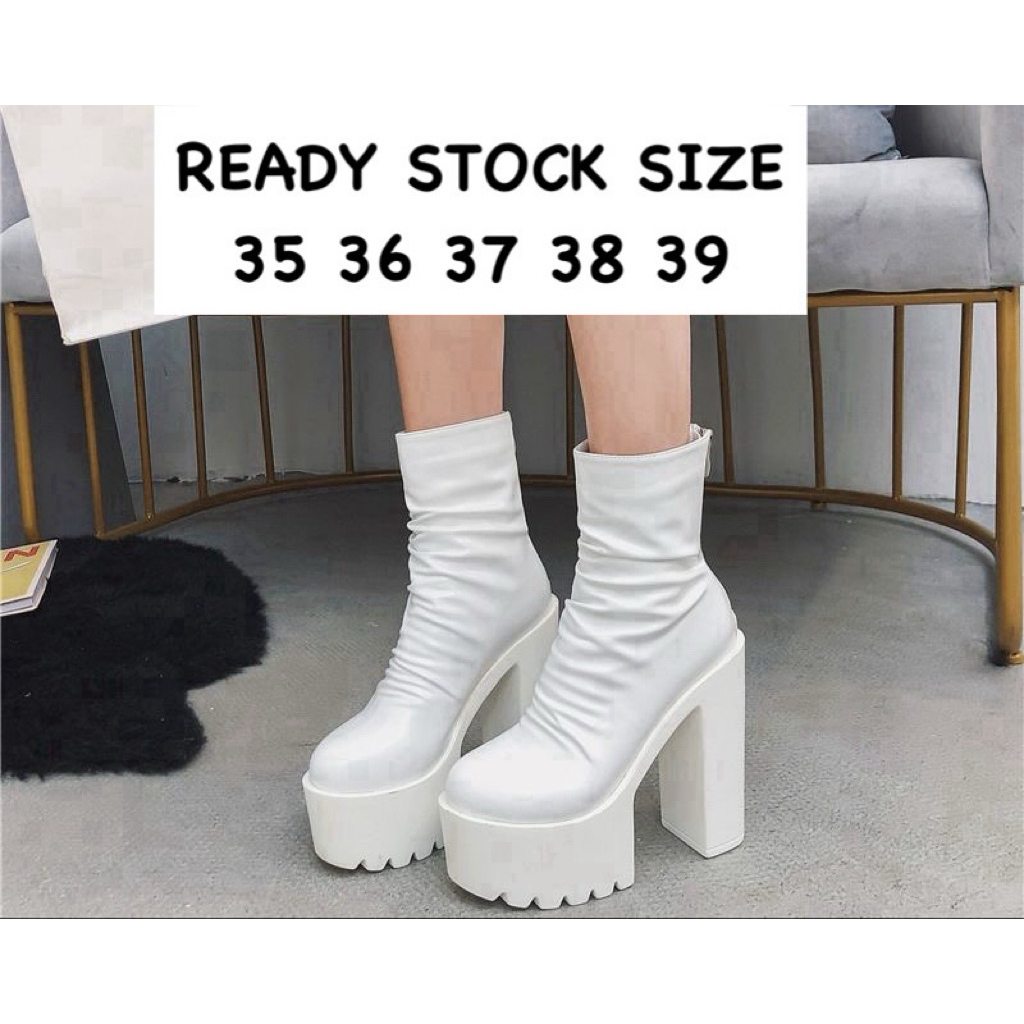 READY STOCK SIAP KIRIM  BOOTS IMPORT PREMIUM REAL PHOTO SEPATU IMPORT PANGGUNG SINGER DJ MODEL SEPAT