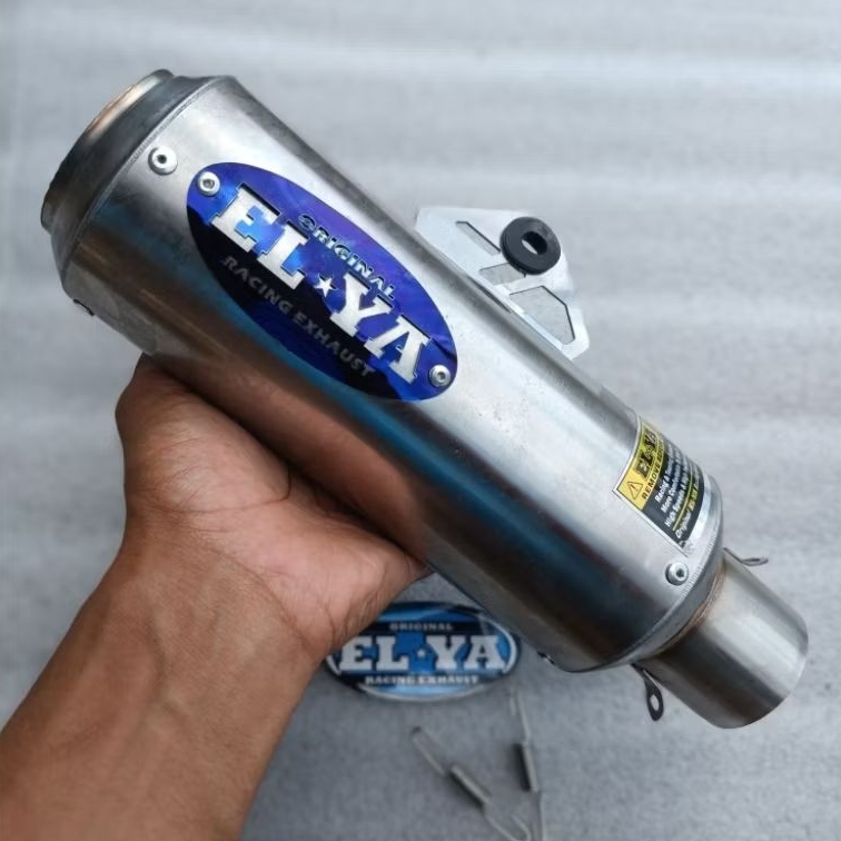slincer knalpot ELYA original dos gp1 sarangan setengah dan full inlet 50 mp gl cb satria Fu MX Jupi