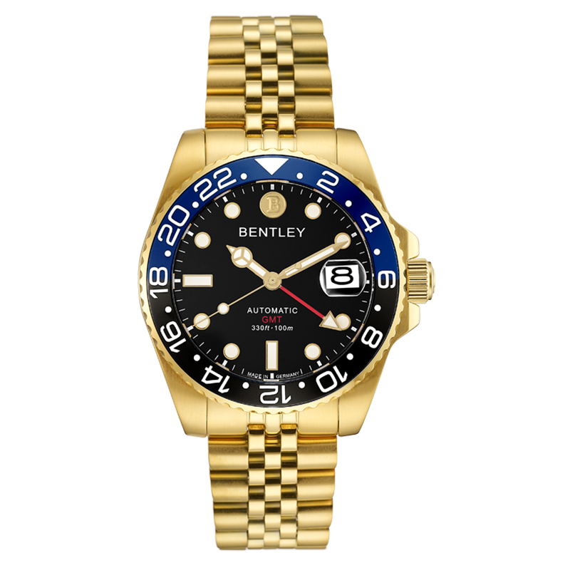 Jam Tangan Pria Automatic BENTLEY Sea God Warriors BL2335-15MKBI-BN