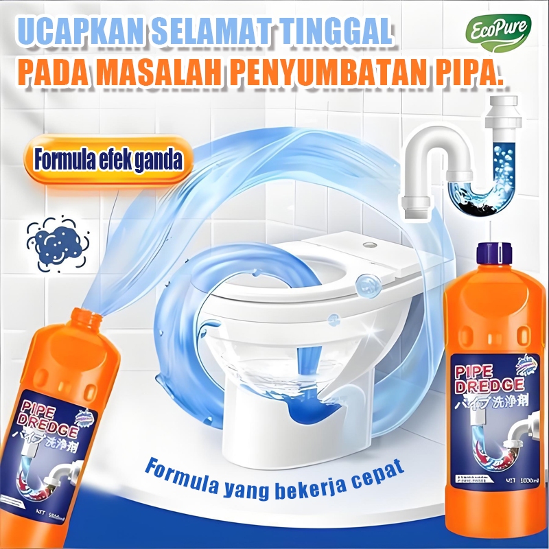 Obat Sumbat WC 1000ml Anti Sumbat Tersumbat cairan anti sumbat wc drain force obat wc mampet